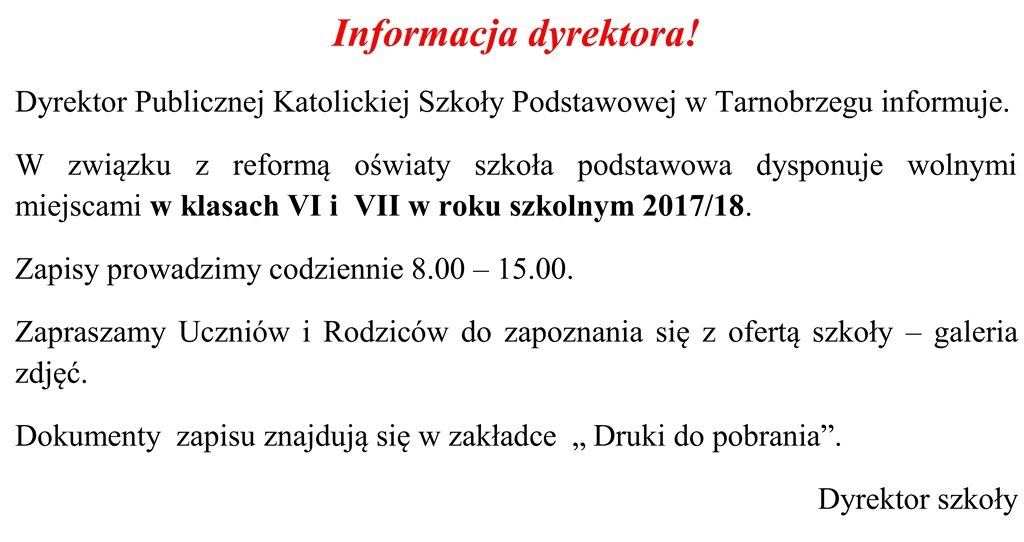 zapisy do kl 6 7