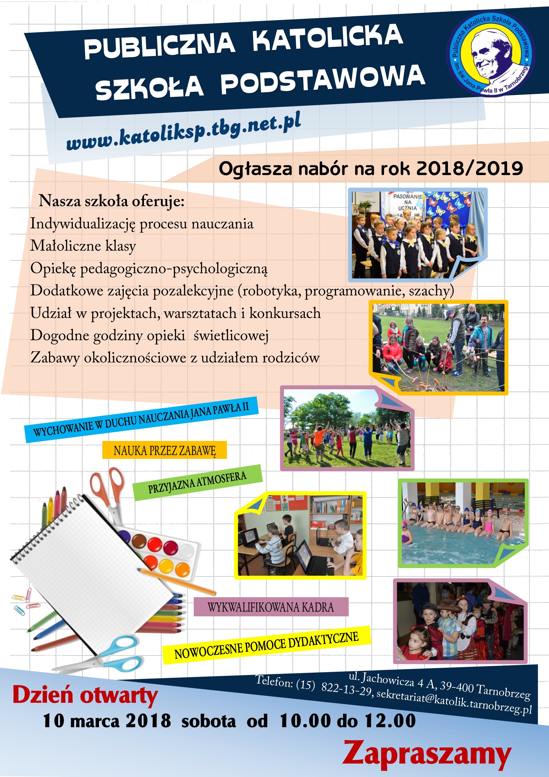 Ciekawe Pomysły Na Plakat Do Szkoły Dzień Otwarty Szkoły - 10 marca 2018 - PUBLICZNA KATOLICKA SZKOŁA